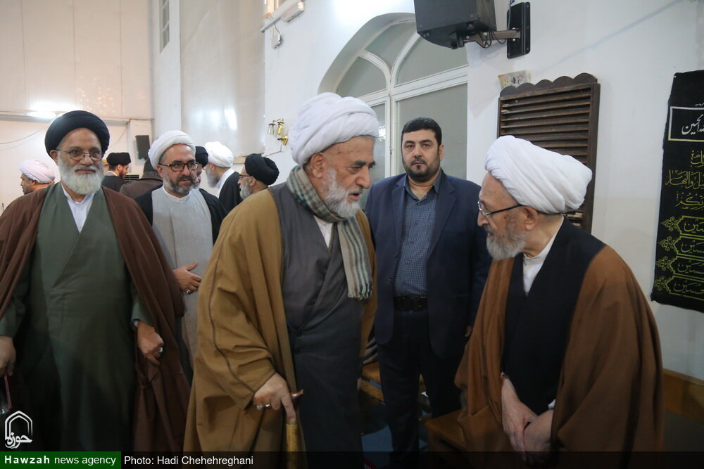 مراسم ترحیم مرحوم سید عبدالله شرف الدین از سوی آیت الله العظمی سبحانی- 980830 هـ.ش