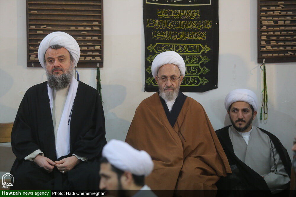 مراسم ترحیم مرحوم سید عبدالله شرف الدین از سوی آیت الله العظمی سبحانی- 980830 هـ.ش