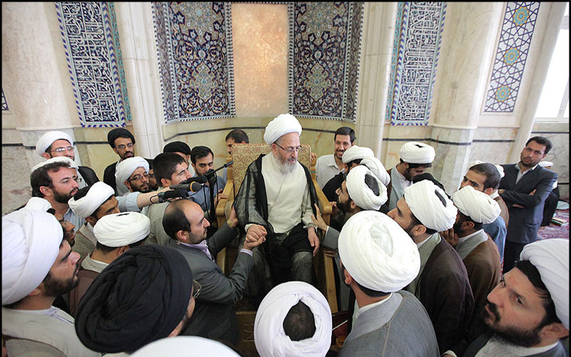 جلسه درس خارج اصول آیت الله العظمی سبحانی دام ظله در مسجد اعظم قم